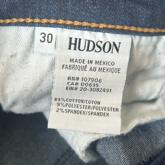 Women’s Hudson Natalie Mid-rise Raw Hem Ankle Jeans in “Jet out” color - Picture 11 of 14